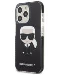 Калъф Karl Lagerfeld - Ikonik Karl, iPhone 13 Pro, черен - 4t
